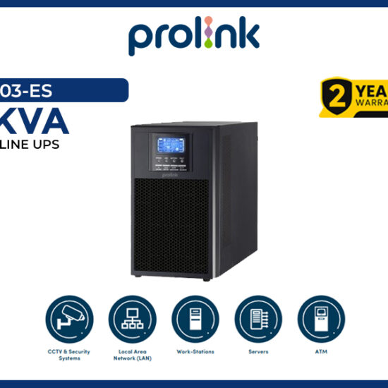 PROLINK 903-ES 3KVA ONLINE UPS ( Power Backup)
