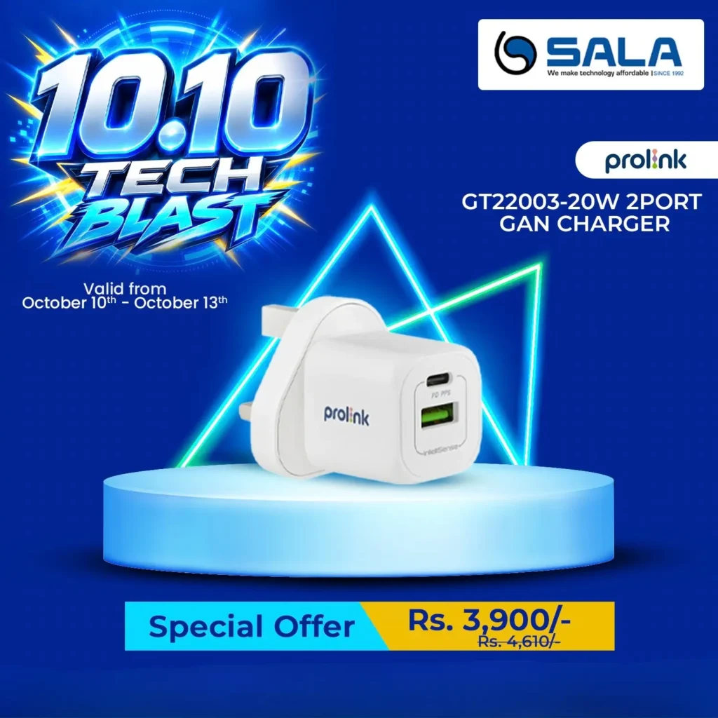 20W 2-port PD GaN Charger