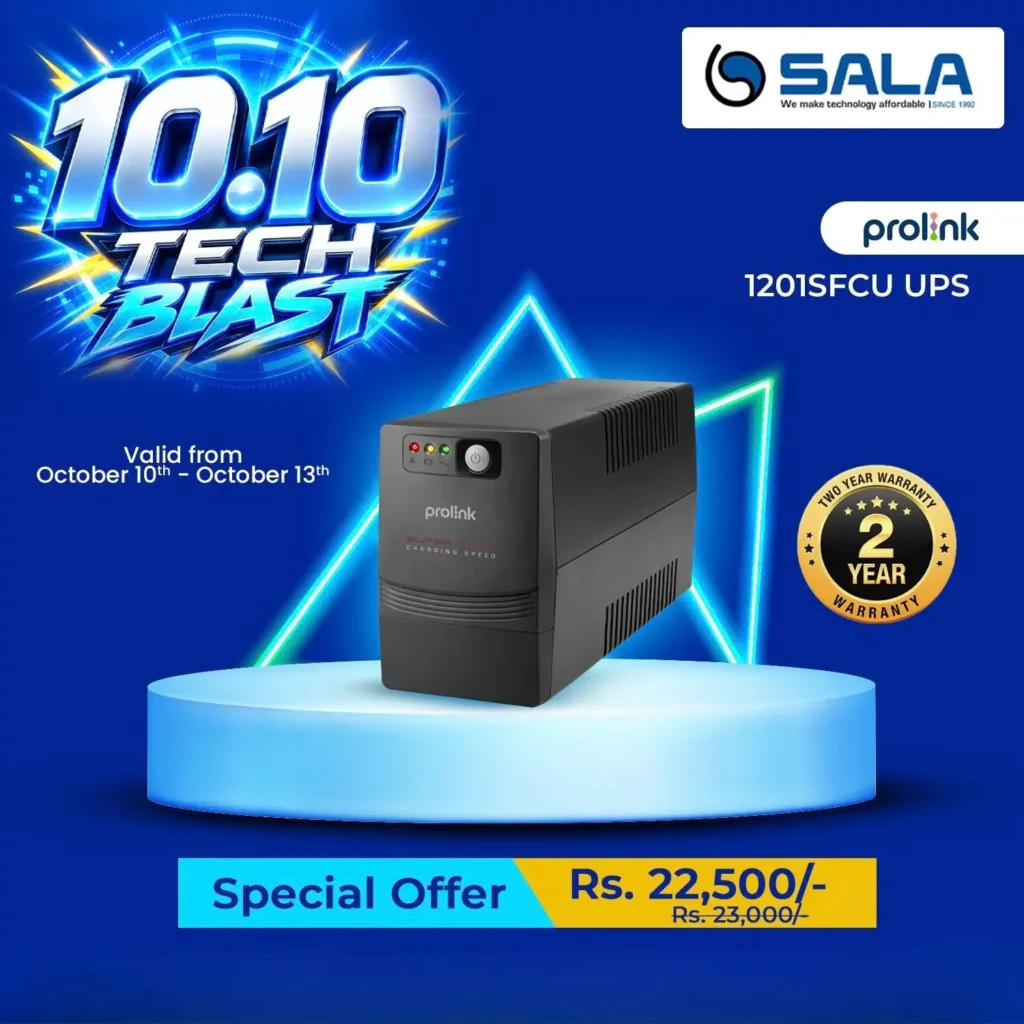 PROLINK UPS PRO1201SFCU 1200VA UPS