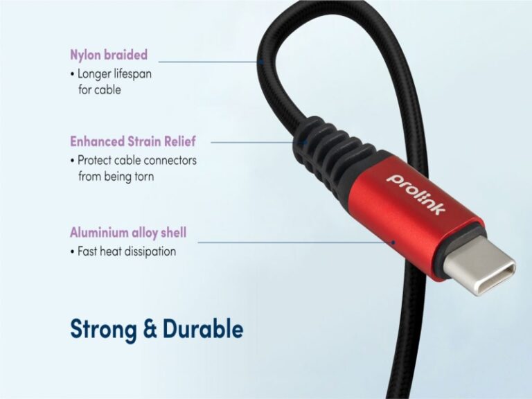 Prolink USB-C to USB-C Cable (1m, GCC-60-01 CABLE) - Image 3