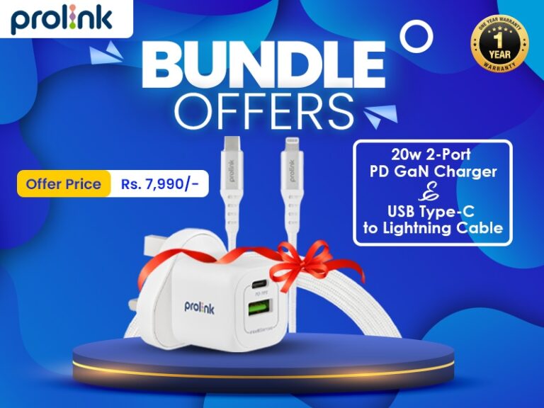 Special Combo Offer ( 20W GaN Charger & USB-C to Lightning Cable (GCL-30-01 Cable))