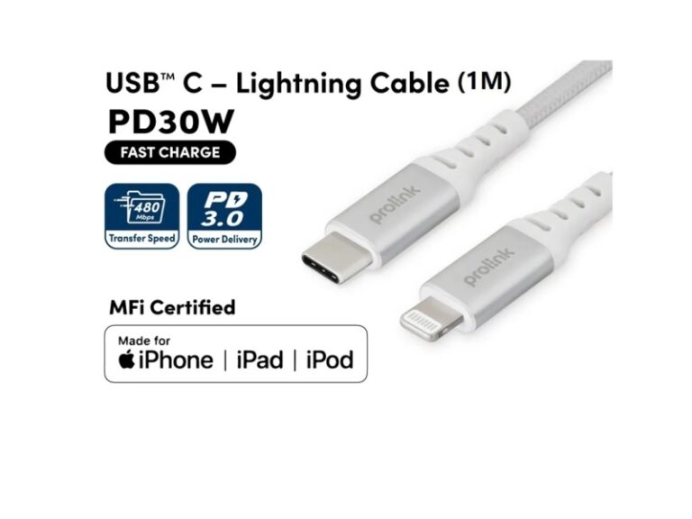 Prolink USB-C to Lightning Cable (GCL-30-01 Cable)