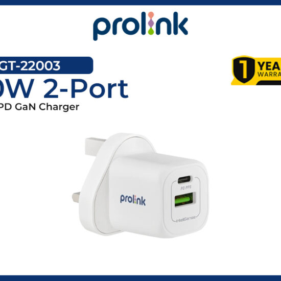 20W 2-port PD GaN Charger