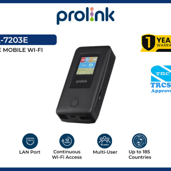 Prolink DL-7203E 4G LTE Mobile WiFi