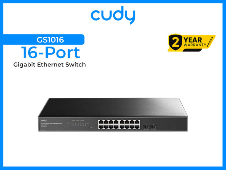 CUDY 16-Port Gigabit Ethernet Switch - GS1016