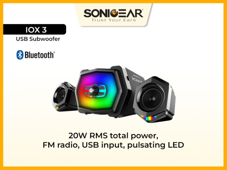 SONICGEAR IOX 3 USB Subwoofer