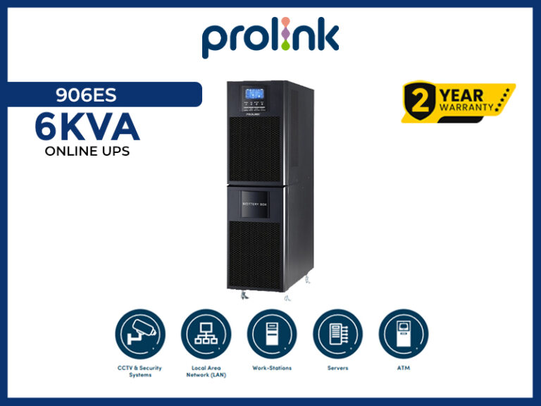 Prolink Pro906ES 6KVA Online UPS