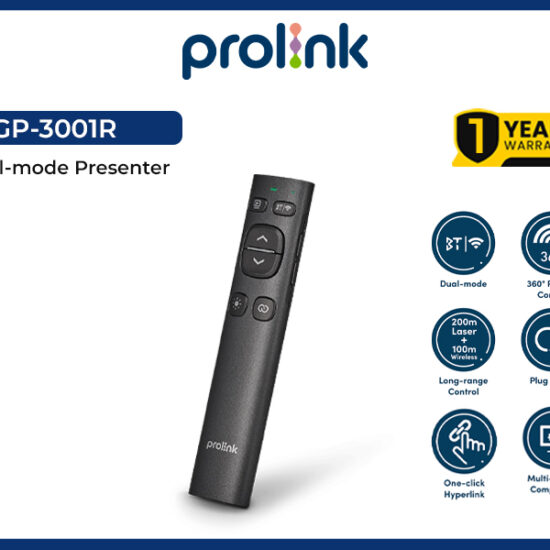 Dual-mode Presenter with Red Laser GP-3001R