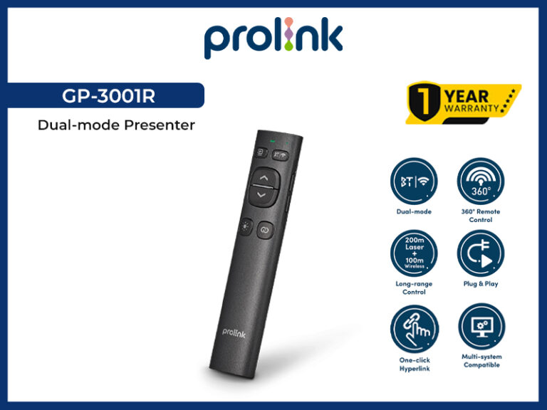 Dual-mode Presenter with Red Laser GP-3001R