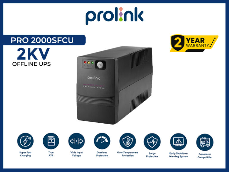 Prolink PRO2000SFCU 2KVA UPS
