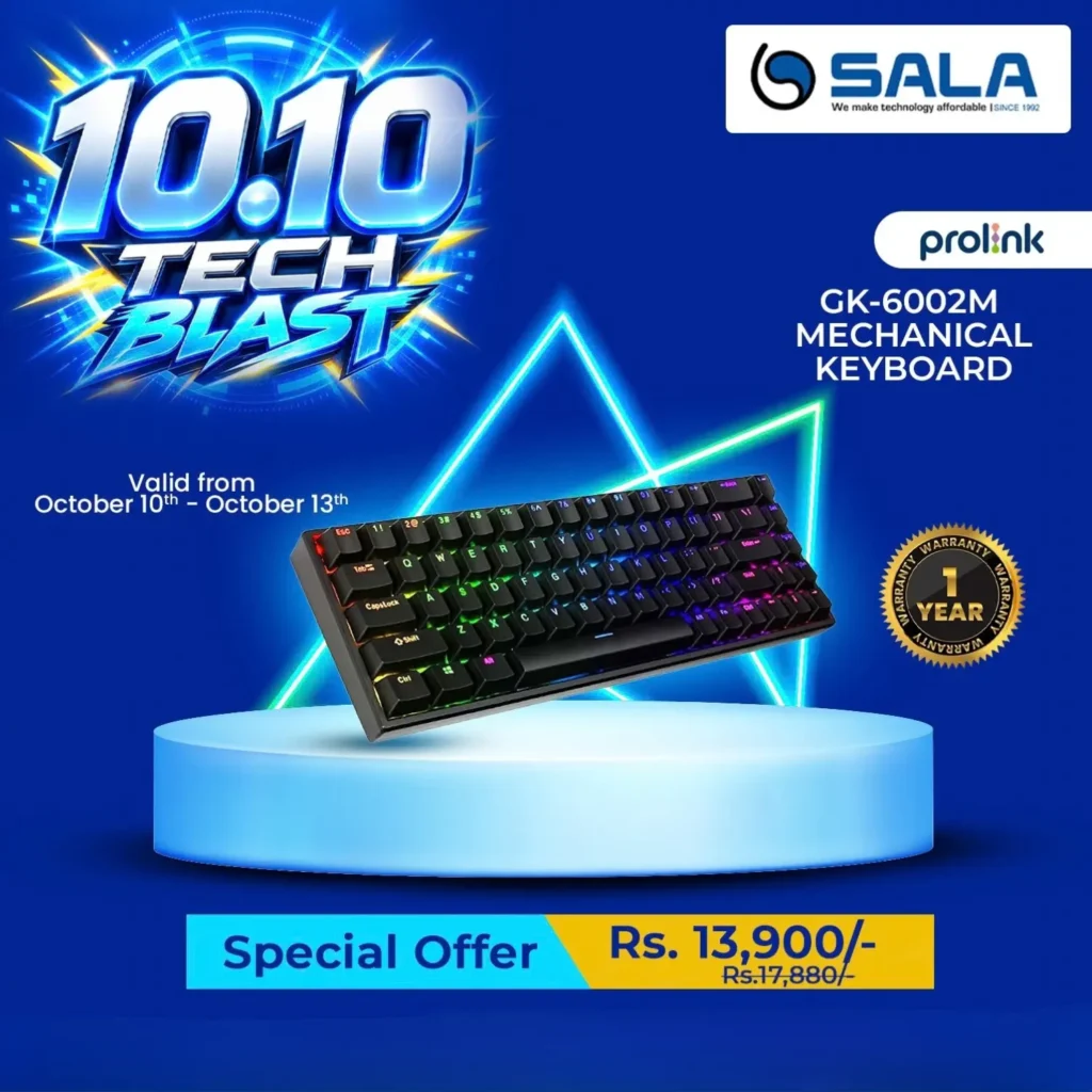 PROLINK GK-6002M Mechanical Gaming Keyboard