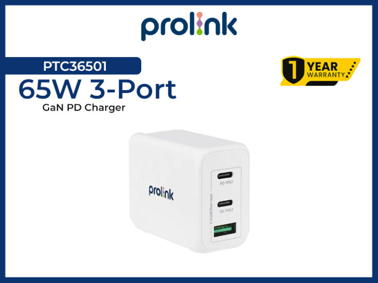 PTC36501 65W 3-port GaN Charger