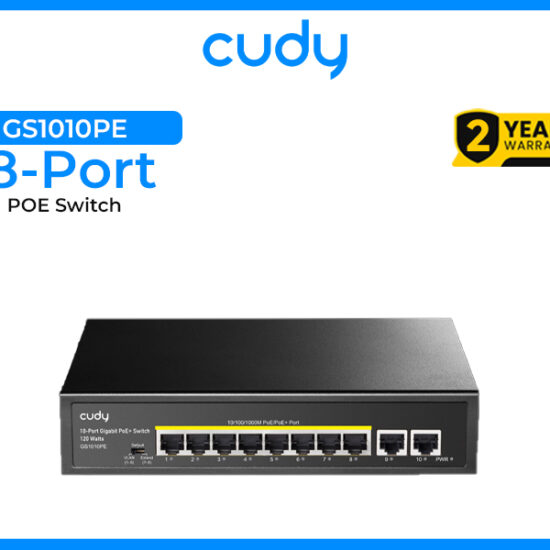 CUDY GS1010PE GB POE SWITCH