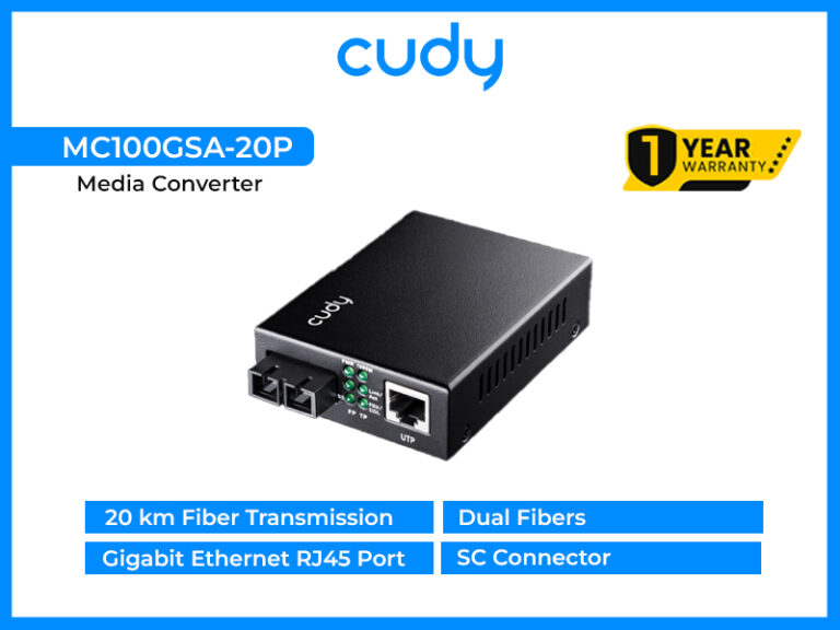 CUDY MC100GSA-20P MEDIA CONVERTER