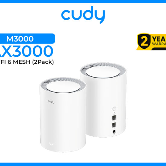 CUDY WI-FI 6 MESH-M3000 (2PACK)