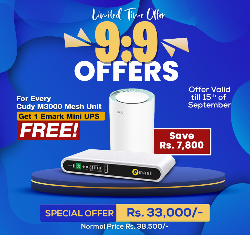 CUDY WI-FI 6 MESH-M3000 (1PACK)
