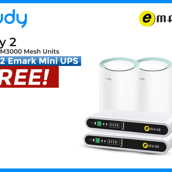 CUDY WI-FI 6 MESH-M3000 (2PACK)
