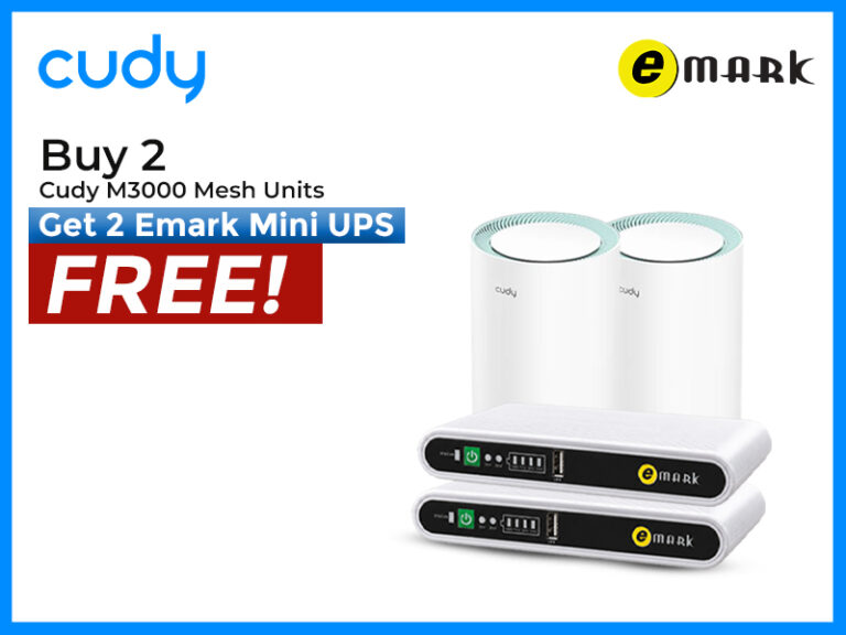 CUDY WI-FI 6 MESH-M3000 (2PACK)