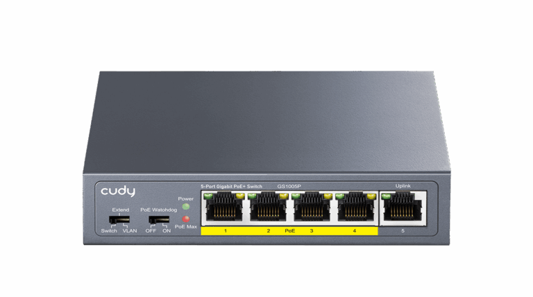 CUDY GS1005P- 5PORT POE SWITCH