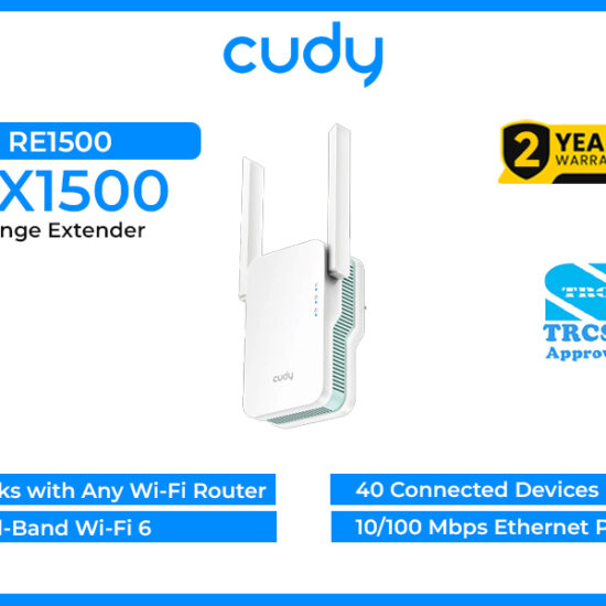 AX1500 Mesh Wi-Fi 6 Range Extender RE1500