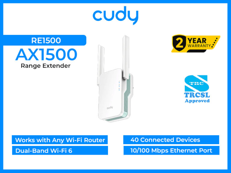 AX1500 Mesh Wi-Fi 6 Range Extender RE1500