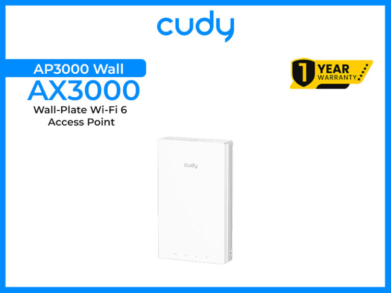 CUDY AX3000 Wall-Plate Wi-Fi 6 Access Point