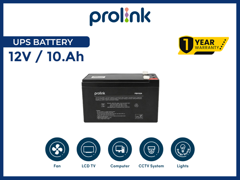 PROLINK UPS BATTERY (12V / 10.Ah)