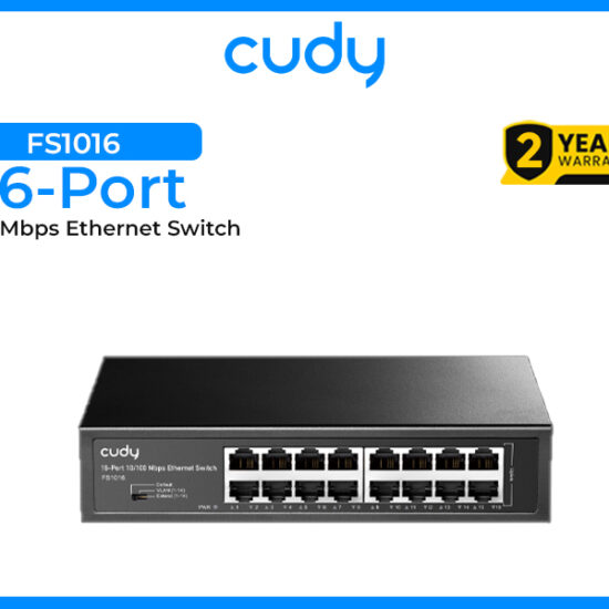 CUDY FS1016 10/100 Mbps Ethernet Switch 16-Port