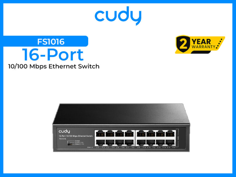 CUDY FS1016 10/100 Mbps Ethernet Switch 16-Port
