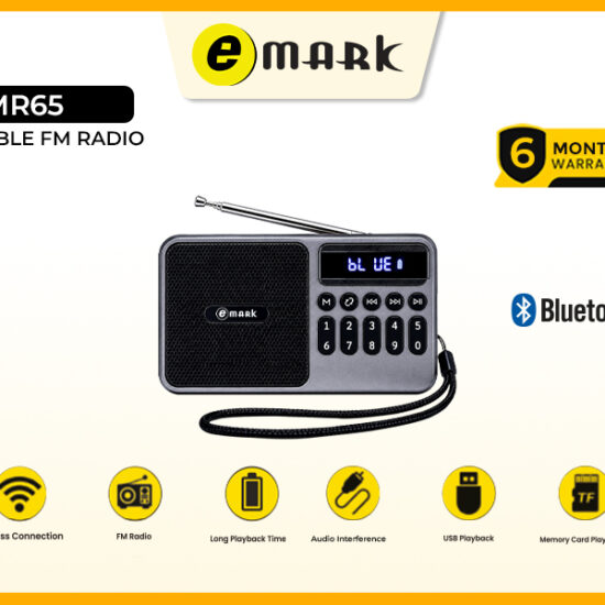 EMARK MR65 PORTABLE FM RADIO