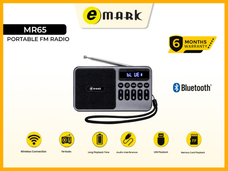 EMARK MR65 PORTABLE FM RADIO